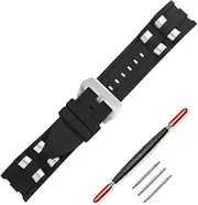 [ZHUOLEI] Rubber Watch Band For Invicta Pro Diver Watch Bands with Metal Inserts and Buckle,26mm Soft Durable Rubber Replacement Watch Bands For Men's Invicta Watches