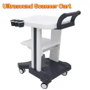 ABS Mobile Trolley Cart for Portable Ultrasound Scanner System Tool w/Wheels