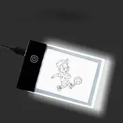 Mini LED Light Pad, USB Powered Dimmable Artcraft Tracer for Drawing Tracing with Memory Function, for Children Adults