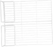 FUNOMOCYA Supermarket Ice Shop Divider Single-Sided Storage Plastic Shelf Fridge Mesh Reusable