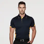 TALENT - Plain Mens Contrast Sports Polo Shirt