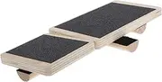 MOLUCKFU Ankle Strengthening Board for Single Leg Balance Training Slip Stability Exercise Board for Foot Stretching Posture Correction Compact Versatile Design