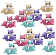 Kisangel 50pcs Tiny Squirrel Erasers Decorative Small Erasers for and Office Use Fun for Students