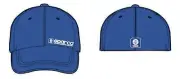 Sparco High Quaity Flex Fit Lid Ball Cap With Logo Small/Medium Royal SP13RO