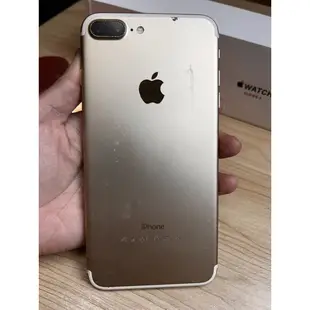 APPLE IPHONE 7PLUS 256G 金色 A1784 二手 8.5成新 購自蘋果公司貨 另有IPHONE11