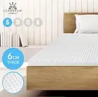 High Density 6CM Single Egg Crate Foam Mattress Topper Underlay Protector