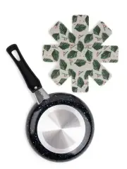 Brooklyn Steel Co 2 Pc Set Mini Frying Pan Black Pan Protector Pad NEW