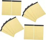 SEWACC 12 Pack College Ruled Pads Legal Size Notebook Paper Notepads for Work -Off 50 Sheets Each