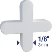 Q-PRO 21413 1/8" Traditional Flexible Tile Spacers (1100-Pack)