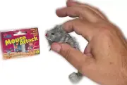 Funny MOUSE ATTACK Puppet Joke Prank Finger Hand Rat Moving String Trick Toy