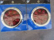 LED LIGHTS 4 INCH DEEP DISH FOR JEEPS CJ5 CJ7 ICE CREAM TRUCKS STEP VANS 1 PAIR