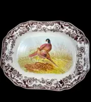 Spode Woodland 19” Oval Serving Platter W Pheasant S3422-A11