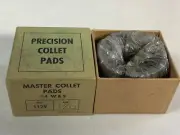 NOS W&S WARNER & SWASEY #4 1129 MASTER COLLET PADS 1-3/32" ROUND