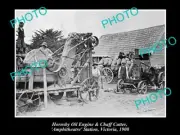 OLD LARGE HISTORIC PHOTO OF AMPHITHEATRE VICTORIA HORNSBY ENGINE OIL c1908