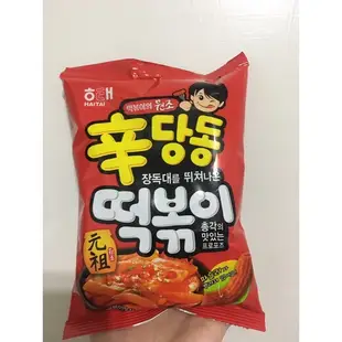 韓國 海太 元祖辣炒年糕餅乾-豆咪日韓本舖