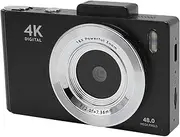 Vintage Digital Camera, Autofocus 4K Vlogging Camera with 32GB Card, 4K HD Video 48MP Digital Point and Shoot Camera for Teens Adult Beginner