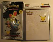 Pokemon TCG Train On 1st Partner Pack & Binder 25th Anniversary Booster Packs