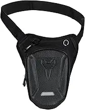 Hosioe Hard Shell Drop Leg Bag Motorcycle Waterproof Waist Pack for Motorcycle Riding Hiking Fishing Men Women