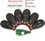 Keyless Go Remote Smart Car Key 433Mhz ID46 For Jeep Grand Cherokee Chrysler