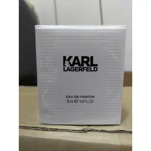 【Karl Lagerfeld 卡爾拉格斐】同名時尚女性淡香精 25ml