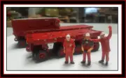 1/50 SPMT Set (6+4+PPU Generator) in Red+3 Custom Figures - FREE SHIPPING !!!