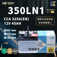 在飛比找momo購物網優惠-【Furukawa日本古河】350LN1 汽車電池 日本製造