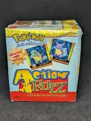 1999 Pokemon Action Flipz Premier Edition Sealed Box 24 Packs With Shrink Wrap