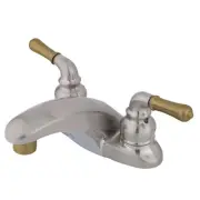 Kingston Brass KB62.LP Magellan 1.2 GPM Centerset Bathroom Faucet - Brushed
