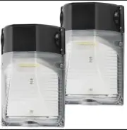 LED Wall Pack Light with Photocell, Dusk to Dawn Outdoor Security Ligh