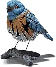Edge Sculpture Western Bluebird Figure Stone Resin Garden & Home Decor