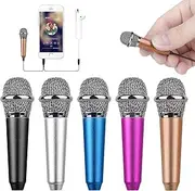 Uniwit Mini Portable Vocal/Instrument Microphone For Mobile phone laptop Notebook Apple iPhone Sumsung Android With Holder Clip - Golden
