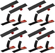 16 Pieces Hook and Loop Strip Tape - Selfs Adhesive Sticky Back - Double Sided Selfs Adhesive Strips - Double Sided Sticky Tape - Velcross Fastening Tape | for Indoor and Outdoor