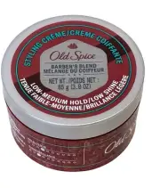 Old Spice Men's Styling Hair Creme Low-Medium Hold Low Shine 3.0 Oz 85 g