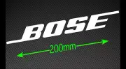 BOSE Car Performance Decal Custom Sticker White No Background