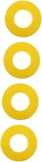 4pcs Universal Ring Car Damping Buffer Pad Shock Absorbing Bushing Protector for Easy and Reliable Installation