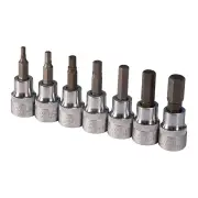 Sidchrome SCMT13456 - In-Hex Socket Set 3/8 Drive 7 Piece