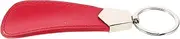 [DEARMAMY] Mini Metal Shoehorn Keychain for Women Men Seniors Lightweight Portable Travel Shoe Spoon with PU Cover Easy Sneaker Puller and Lazy Shoe Helper for Quick Wearing