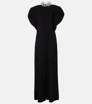 [Stella McCartney] Stella McCartney Chain-detail jumpsuit AU 16 black