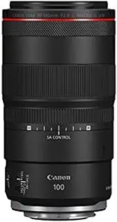 Canon RF100mm F2.8 L Macro is USM Lens, Medium Telephoto Lens, Macro Lens, Compatible with EOS R Series Mirrorless Cameras, Black