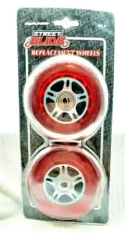 Scooter Replacement Wheel Set Street Glide folding scooters-Two 4" wheels NIP