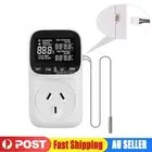 TC02 Digital Temperature Controller Thermostat Timer With Sensor 240V 10A 2400W
