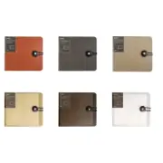 CDs Sleeve Bag with Buckle & Elastic Band Design 12-slot CD-DVD Discs Organizers