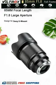 VILTROX 85mm F1.8 II lens Auto Focus Lens For Sony E Mount Camera Version II