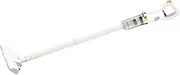 Powerful Cordless Vacuum Cleaner 2 in 1 Handheld Upright Stick Vacuum with Floor Brush White