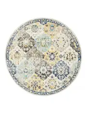 [Rug Culture] Evoke Poppy Transitional Round Rug in Multi