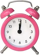 Retro Loud Alarm Clock Double Bell Mechanical Key Wound Pointer Night Decor Bedside Clock Clock Silent Clocks Light Alarm H R8D9