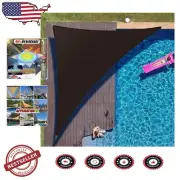 Durable 20' x 20' Triangle Sun Shade Sail - 95% UV Block & Easy Tie Installation