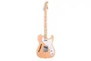 Essex TL Thin Line Style Electric Guitar S-S Natural Gloss Swamp Ash