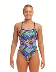 Funkita Boxanne Swim Strapped In Swimsuit - Multi