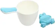 VICASKY 1 Set Shampoo Cup Shampoo Bath Babies Shampoo Spoon Scoops Shower Water Container Shower Water Ladle Washing Hair Cup Bathing Scoop for Blue